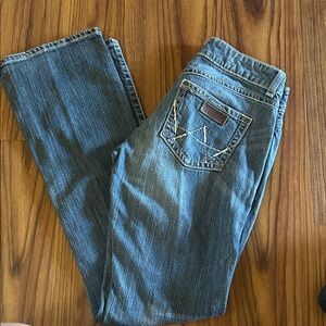 Wrangler Straight Leg Blue Jeans
